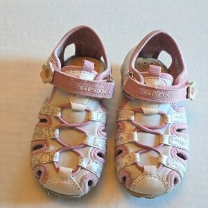 Geox Girls Sandals sz 24 size US7.5 Toddler